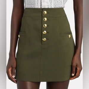 INTERMIX PALMER MINI TENCEL-BLEND SKIRT
